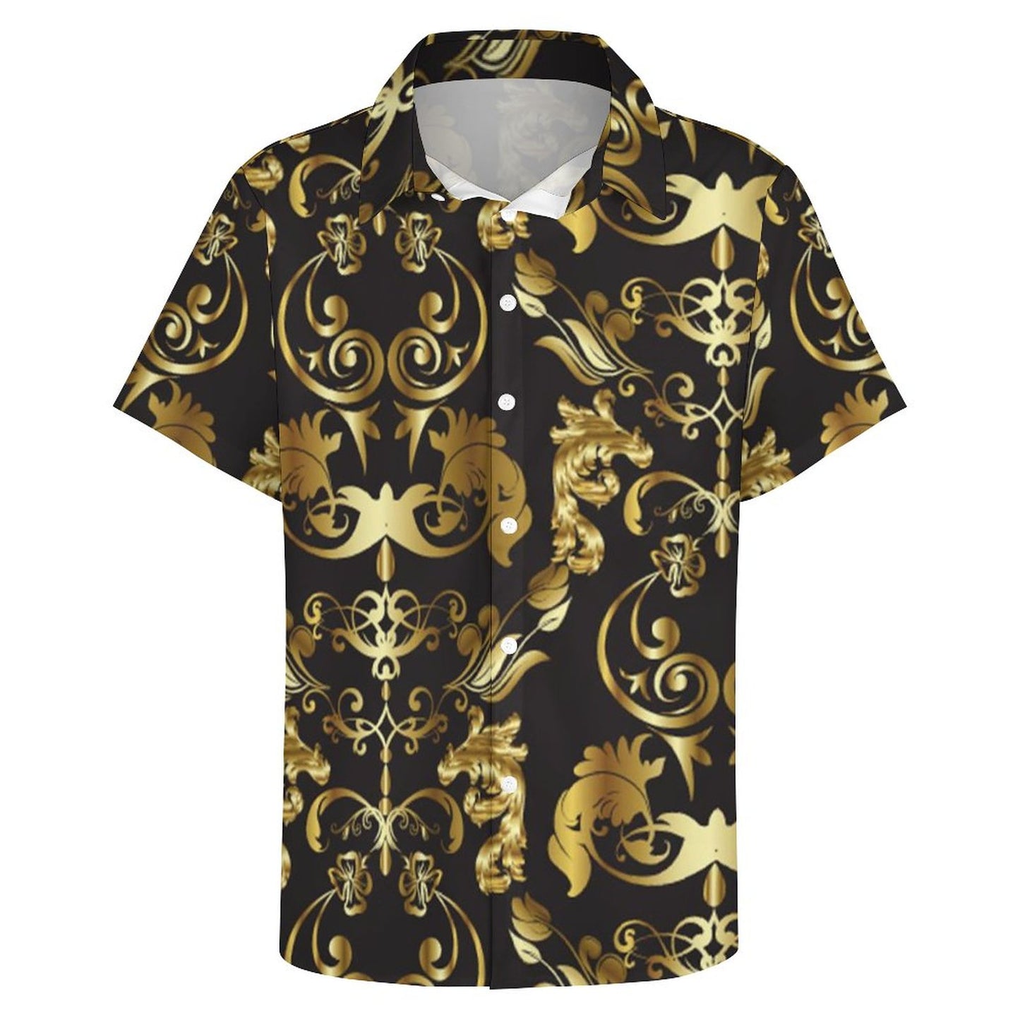Men's Fashion Casual Printed Short Sleeve Shirts 2306100029