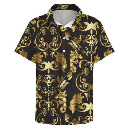 Men's Fashion Casual Printed Short Sleeve Shirts 2306100029
