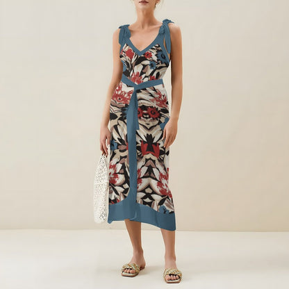 Casual Printed One-Piece Swimsuit And Cover Up 2305102409