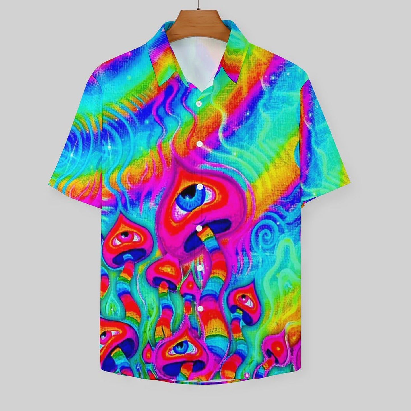 Men's Fashion Casual Printed Short Sleeve Shirts 2306104435