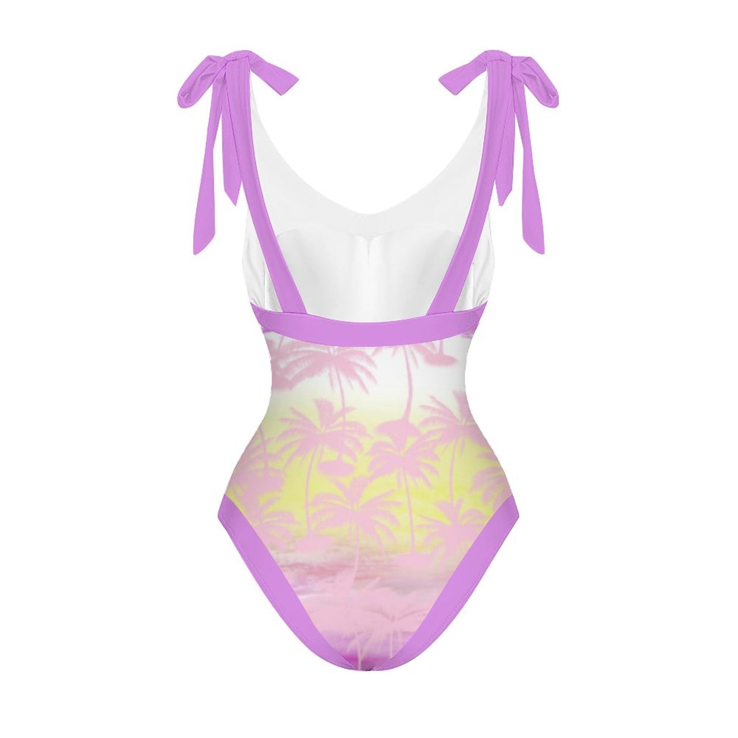 Casual Printed One-Piece Swimsuit And Cover Up 2305102487