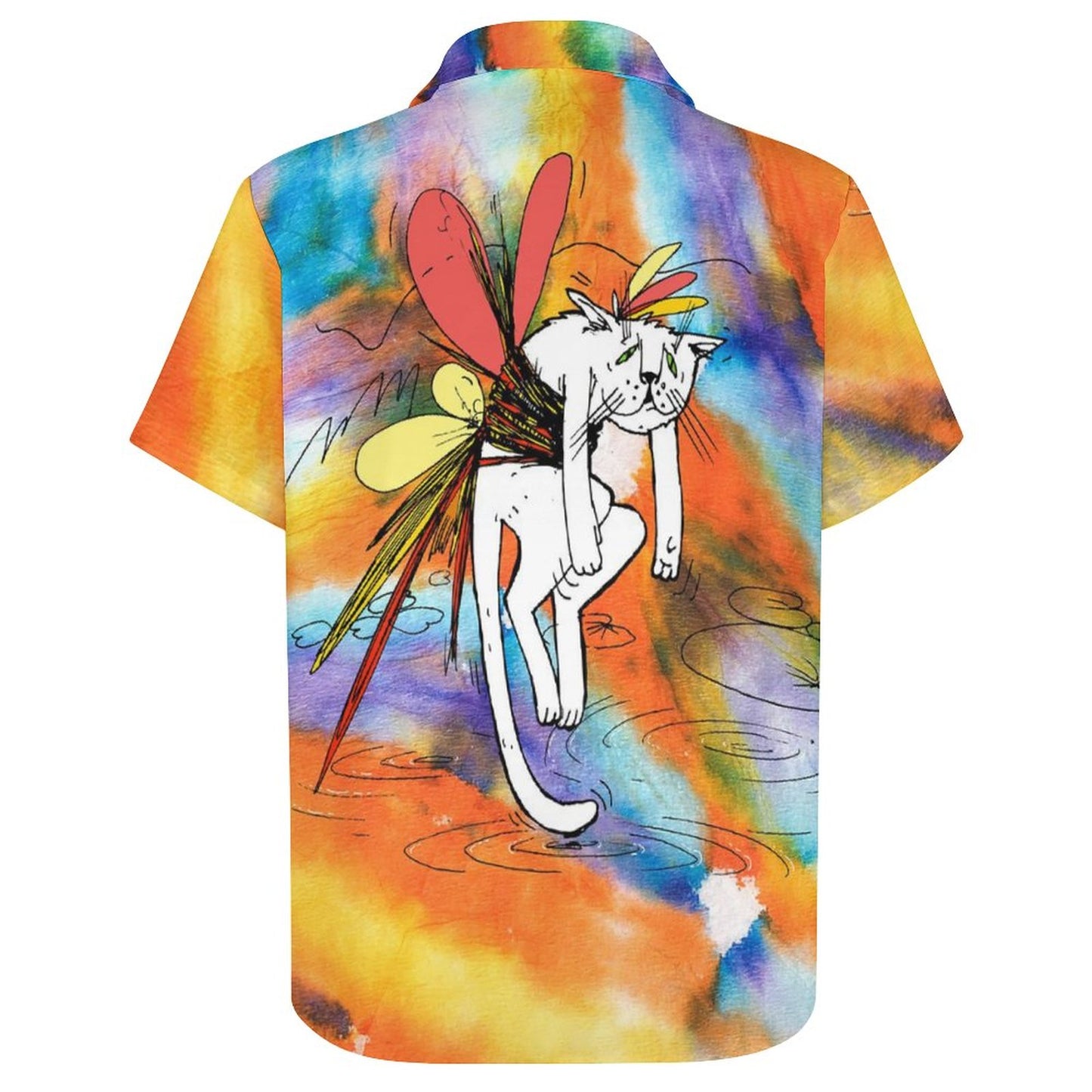 Men's Fashion Casual Printed Short Sleeve Shirts 2306105168