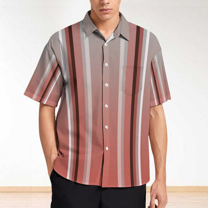 Men's Hawaiian Print Resort Shirt 2305100185