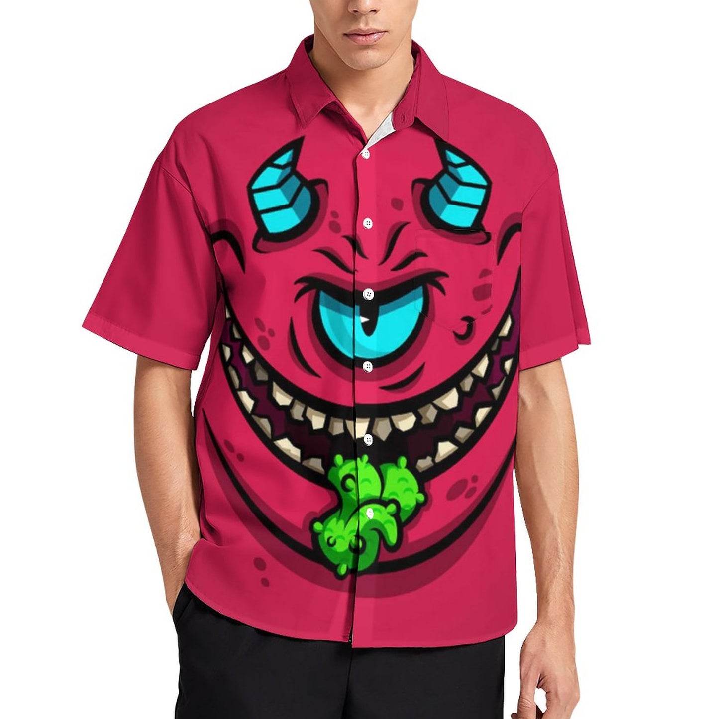 Men's Hawaiian Casual Short Sleeve Shirt 2306103602