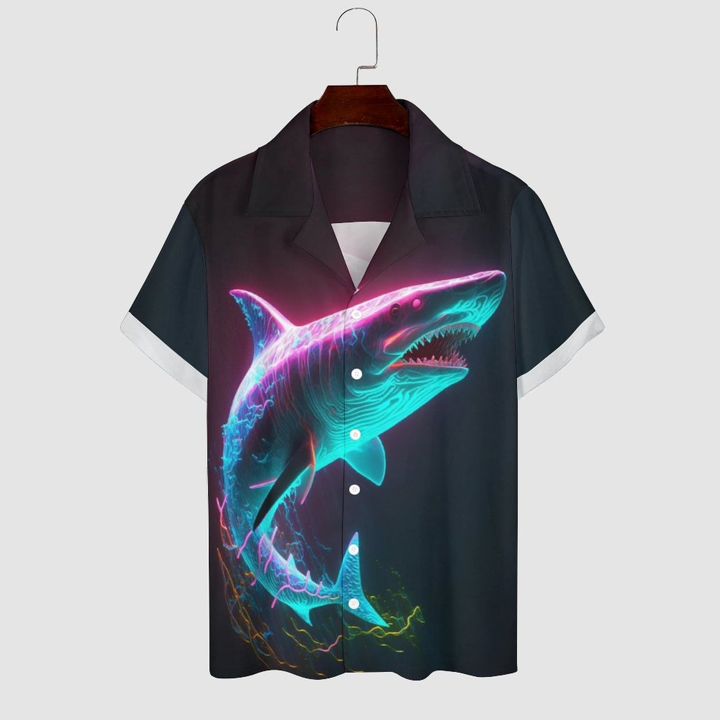 Men Hawaiian Casual Short Sleeve Shirt 2306101368