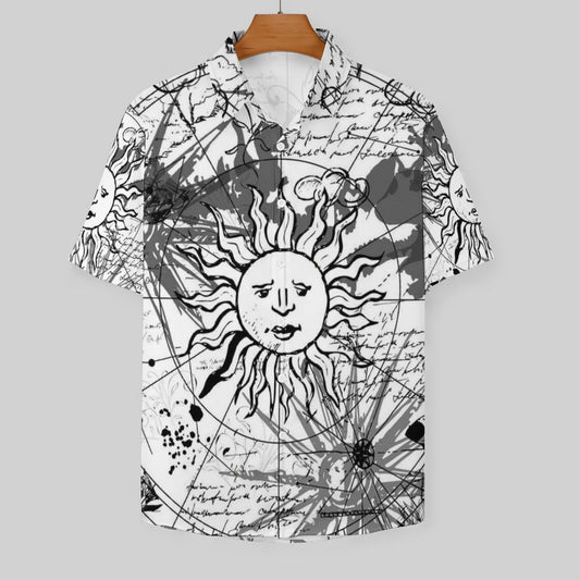 Men's Fashion Casual Printed Short Sleeve Shirts 2306101333