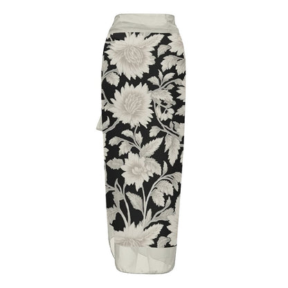 Casual Printed One Piece Swimsuit And Cover Up 2306102485