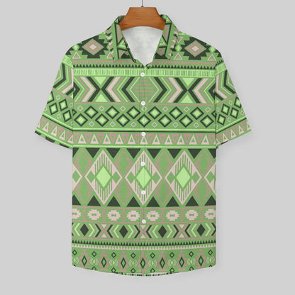 Men's Fashion Casual Printed Short Sleeve Shirts 2306101722