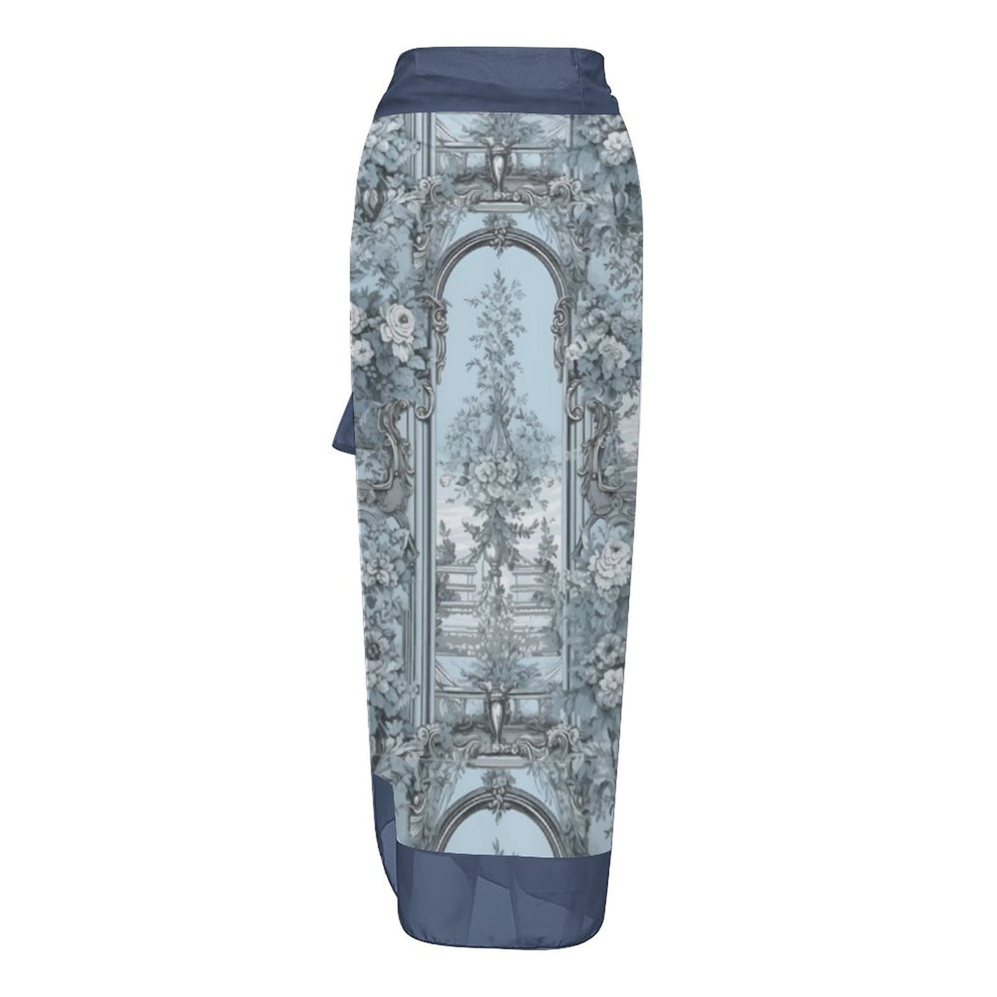 Casual Printed One-Piece Swimsuit And Cover Up 2305102458