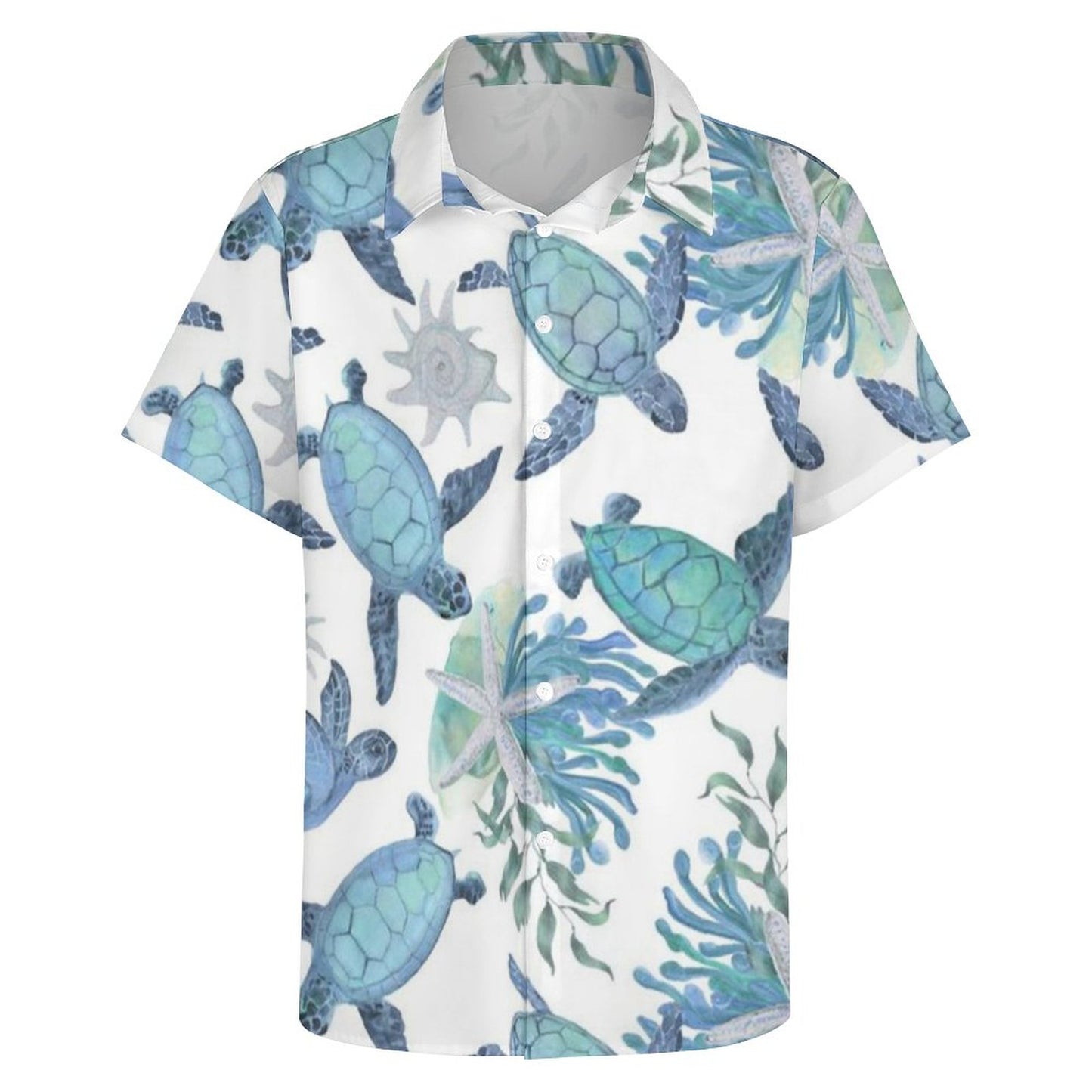 Men's Hawaiian Print Resort Shirt 2305101674