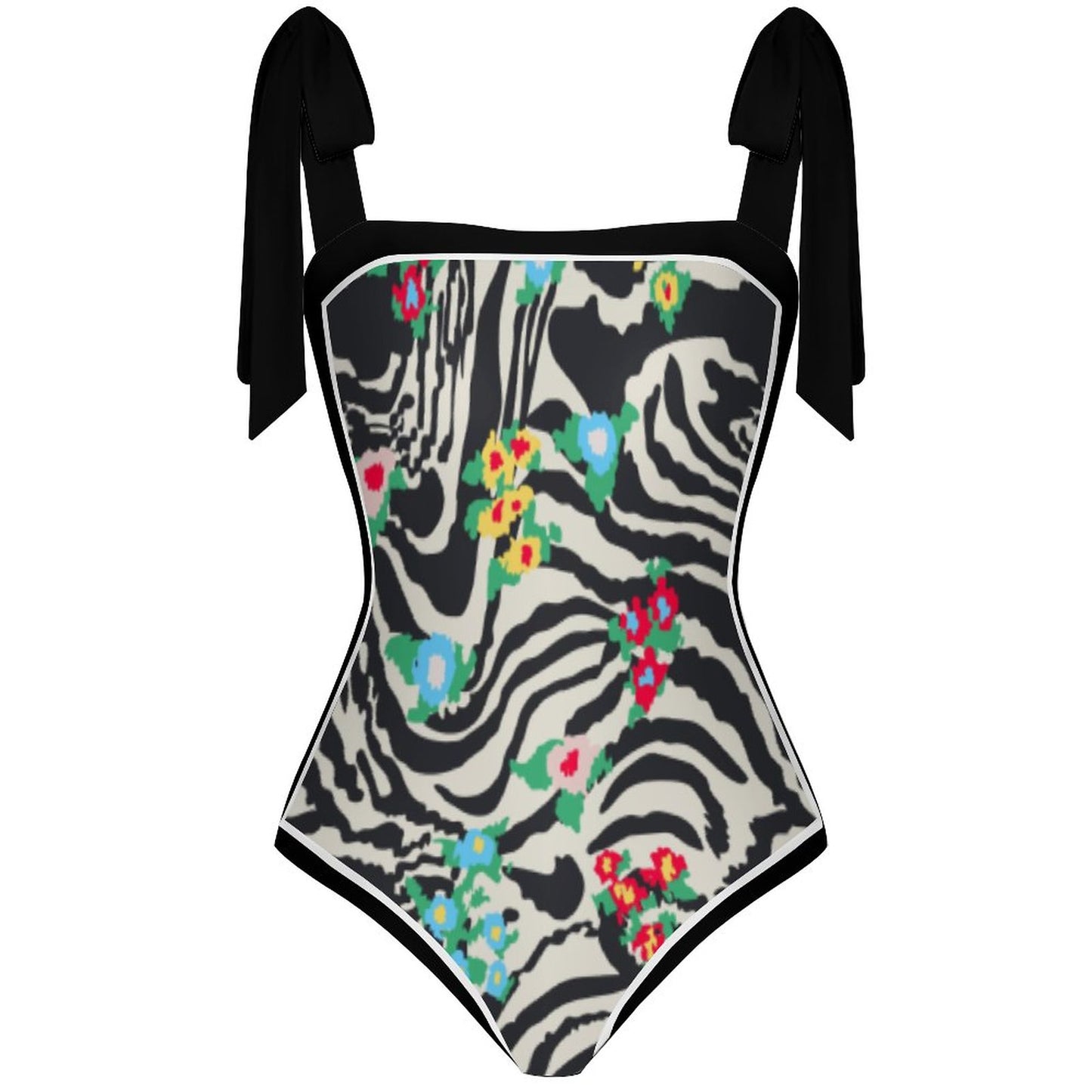 Fashion Printed One Piece Swimsuit And Cover Up 2305104590