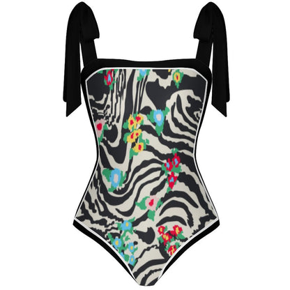 Fashion Printed One Piece Swimsuit And Cover Up 2305104590