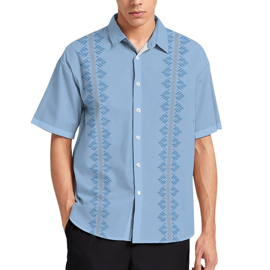 Geometric Print Hawaiian Men's Casual Shirt