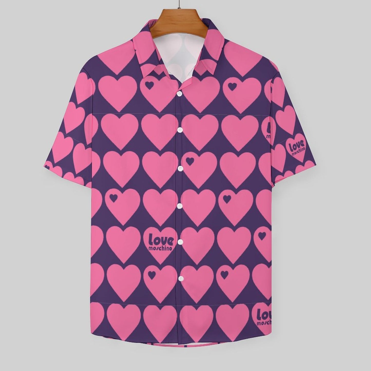 Men's Fashion Casual Printed Short Sleeve Shirts 2305107052