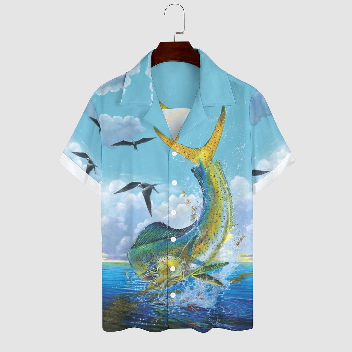 Men Hawaiian Casual Short Sleeve Shirt 2305106550