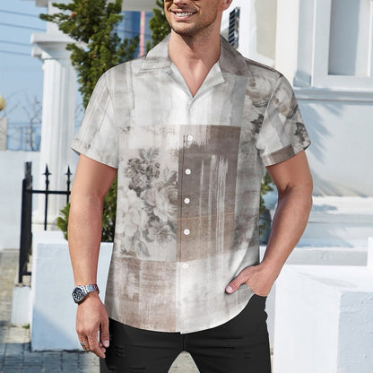 Men Hawaiian Casual Short Sleeve Shirt 2307100360