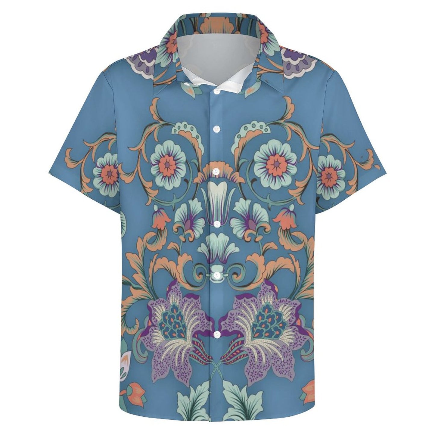 Men's Fashion Casual Printed Short Sleeve Shirts 2306100464