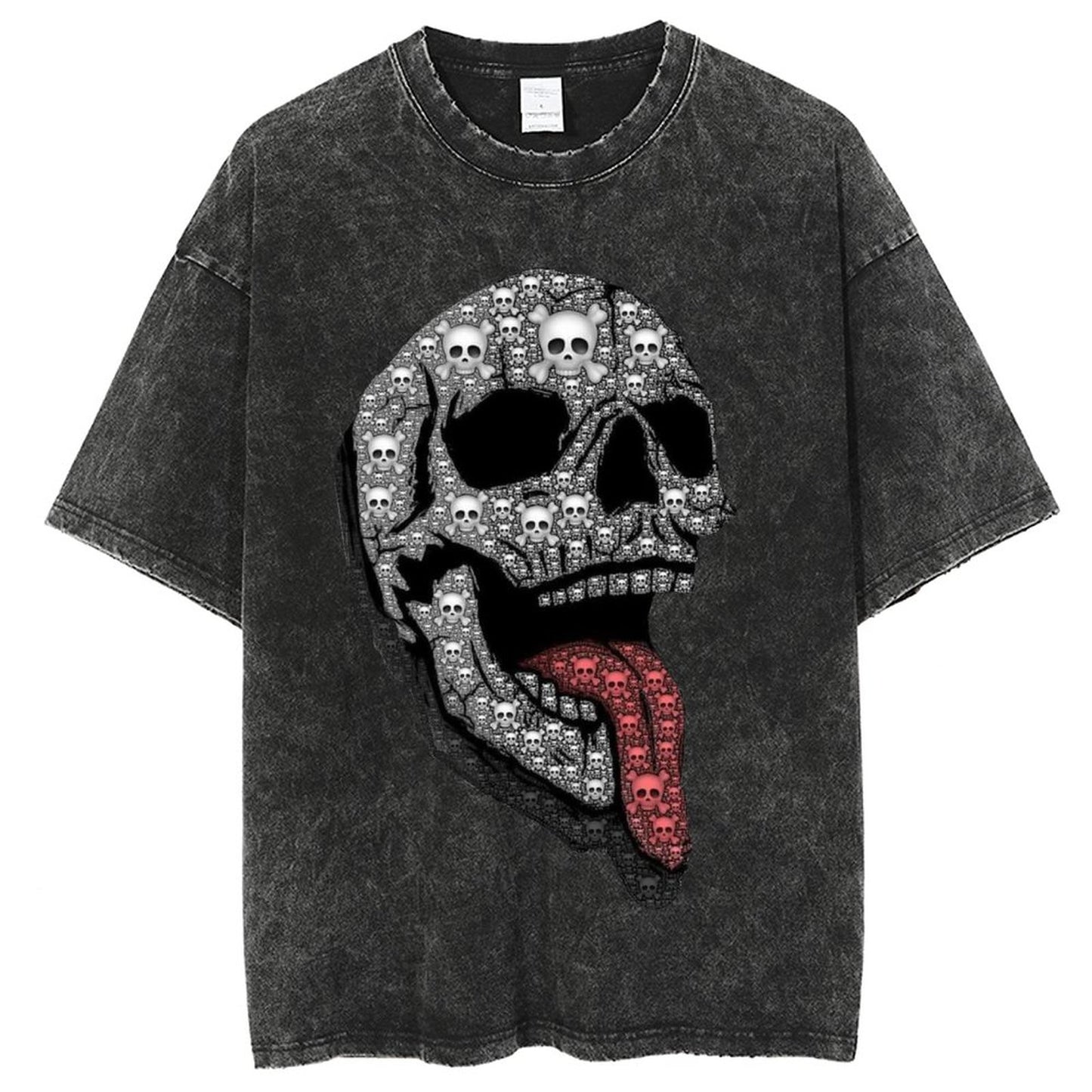 Unisex Vintage Solid Wash T-Shirts 2305104085