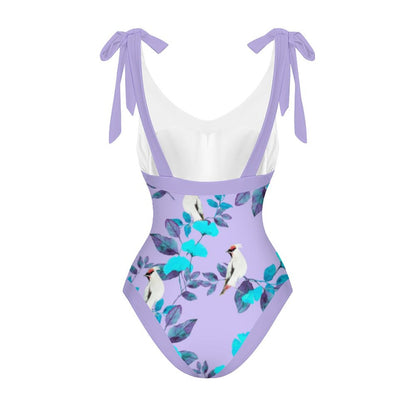 Casual Printed One-Piece Swimsuit And Cover Up 2305102607
