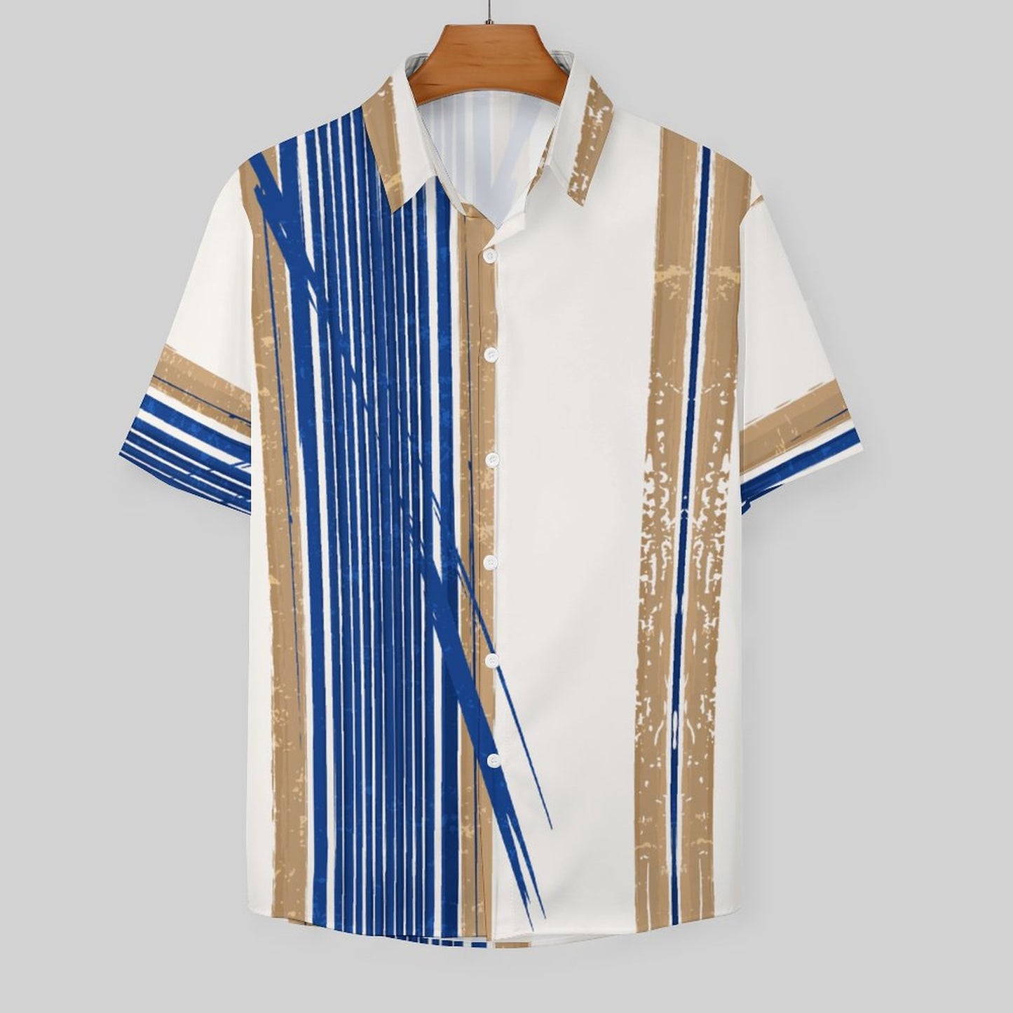 Men's Hawaiian Print Resort Shirt 2305102185