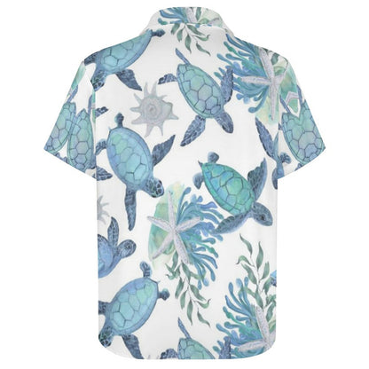 Men's Hawaiian Print Resort Shirt 2305101674