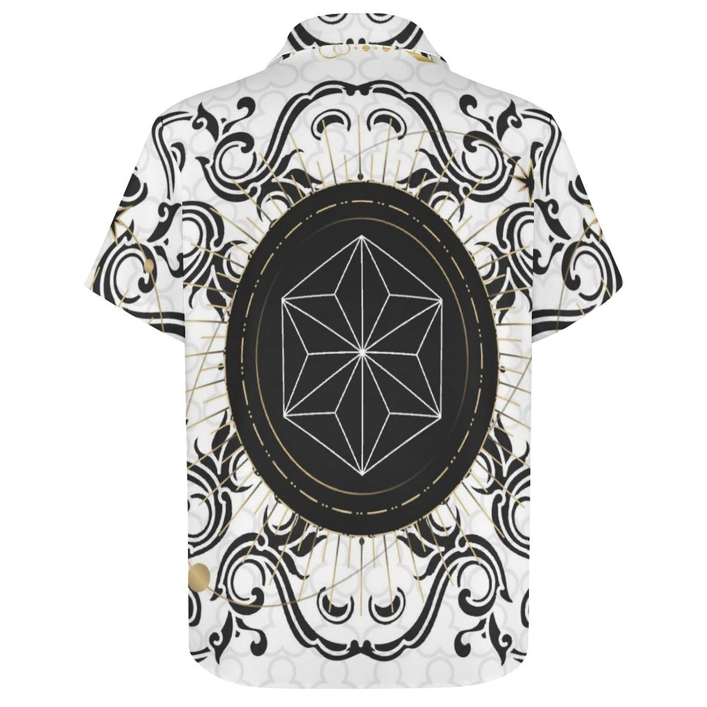 Men's Fashion Casual Printed Short Sleeve Shirts 2306101348