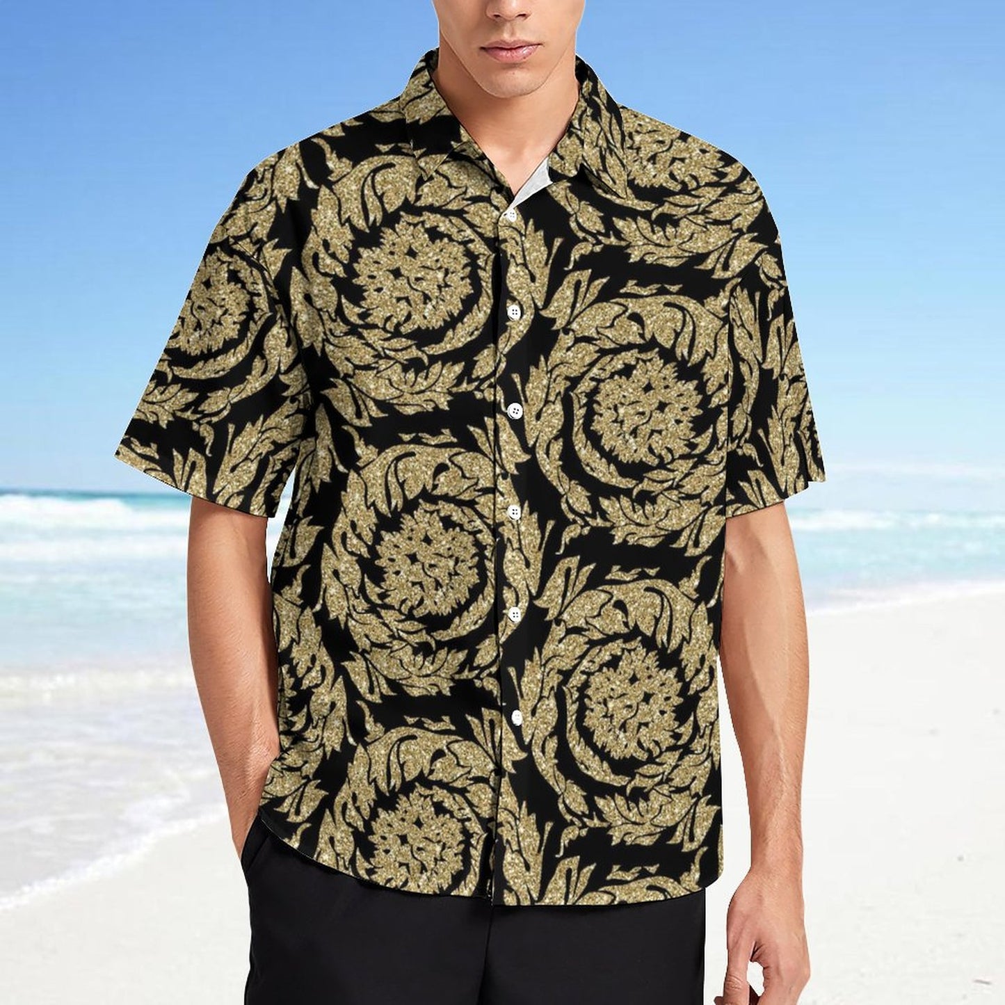 Men's Fashion Casual Printed Short Sleeve Shirts 2306100027