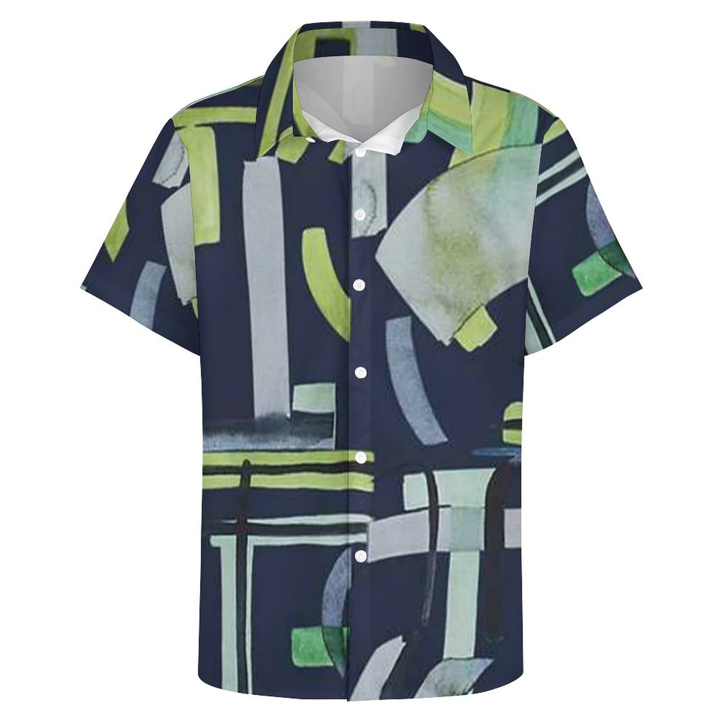 Men's Fashion Casual Printed Short Sleeve Shirts 2305107113
