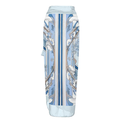 Casual Printed One Piece Swimsuit And Cover Up 2306103044