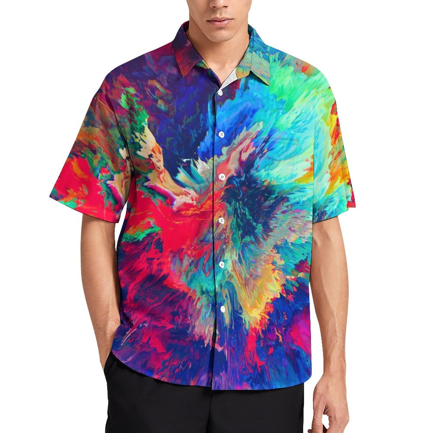 Men's Hawaiian Casual Short Sleeve Shirt 2306103839