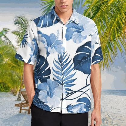 Men's Hawaiian Print Resort Shirt 2305101472