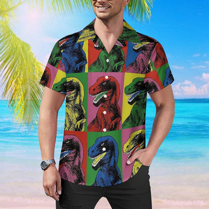 Men's Hawaiian Print Casual Shirt 2304109846