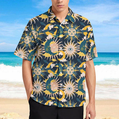 Men's Fashion Casual Printed Short Sleeve Shirts 2306100968