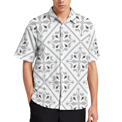 Men's Fashion Casual Printed Short Sleeve Shirts 2306100445