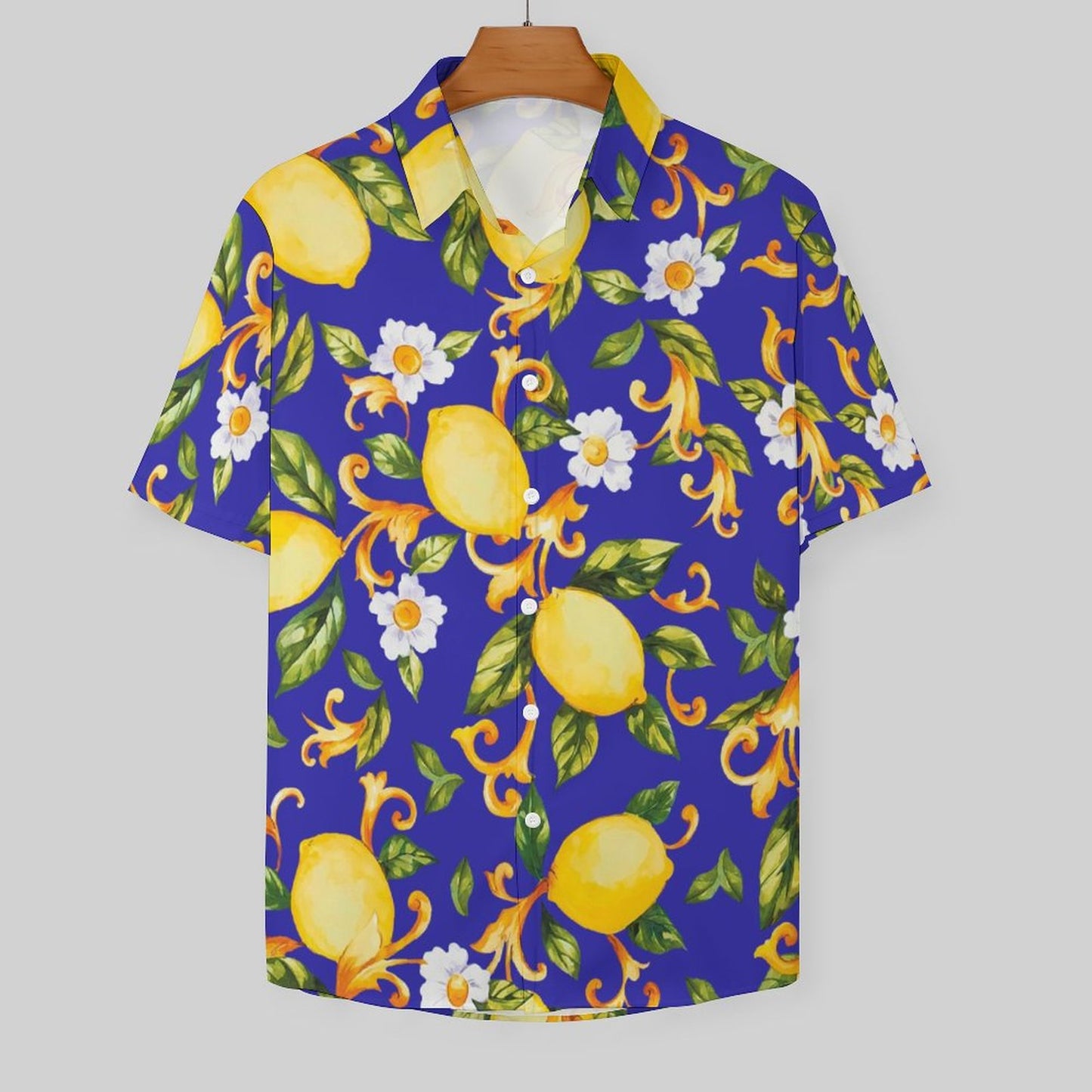 Men's Fashion Casual Printed Short Sleeve Shirts 2305107083