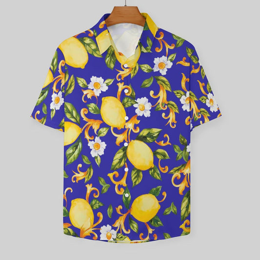 Men's Fashion Casual Printed Short Sleeve Shirts 2305107083