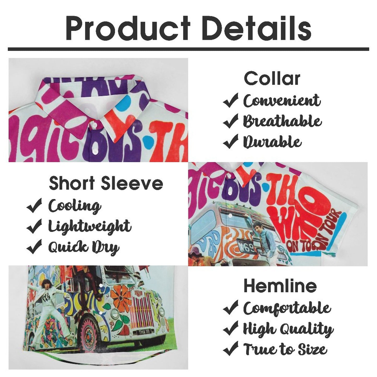 Men's Hawaiian Casual Short Sleeve Shirt 2306103370