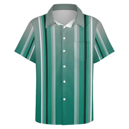 Men's Hawaiian Print Resort Shirt 2305100184