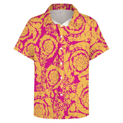 Men's Fashion Casual Printed Short Sleeve Shirts 2306100020