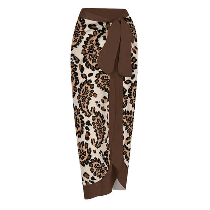 Casual Printed One-Piece Swimsuit And Cover Up 2305102690