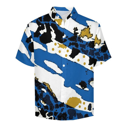 Men's Ocean Print Vacation Hawaiian Shirt 2306104060