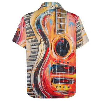 Men's Hawaiian Print Resort Shirt 2305102028