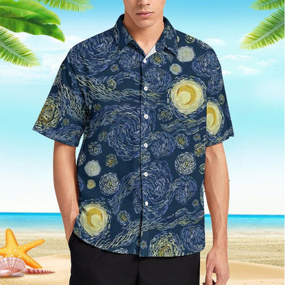 Men's Hawaiian Print Resort Shirt 2305101771