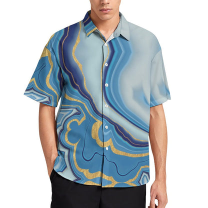 Men's Hawaiian Print Resort Shirt 2305102186
