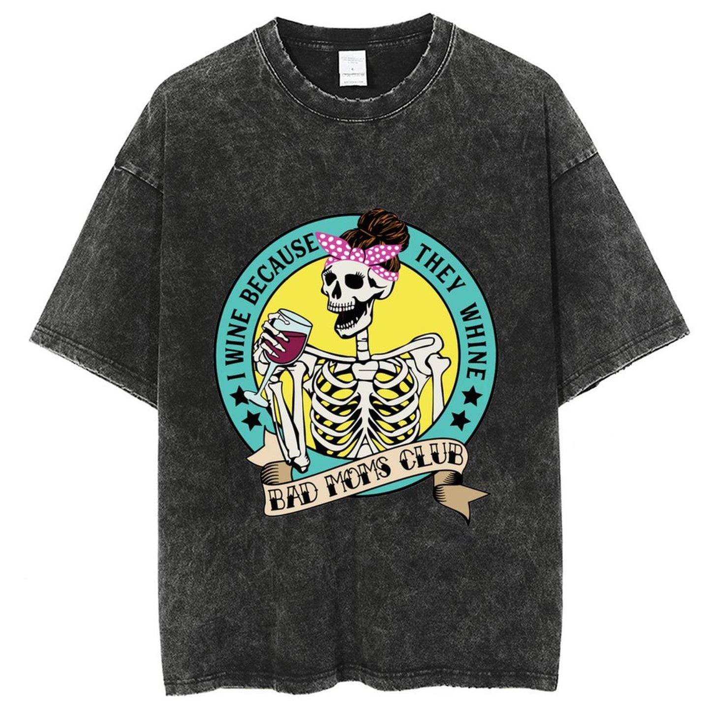 Unisex Vintage Solid Wash T-Shirts 2305104099