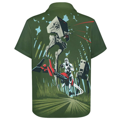 Men's Fashion Casual Printed Short Sleeve Shirts 2306101396