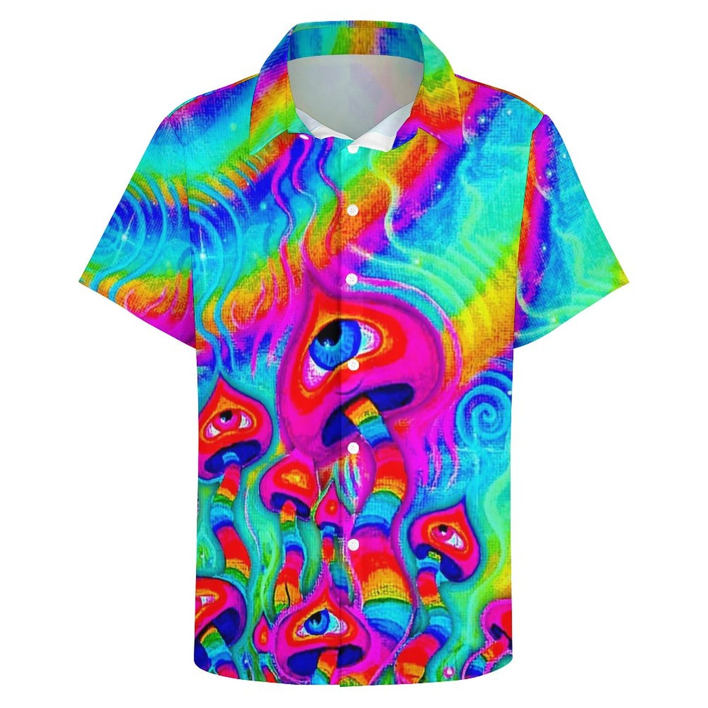 Men's Fashion Casual Printed Short Sleeve Shirts 2306104435