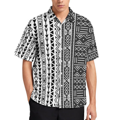 Men's Fashion Casual Printed Short Sleeve Shirts 2306101714