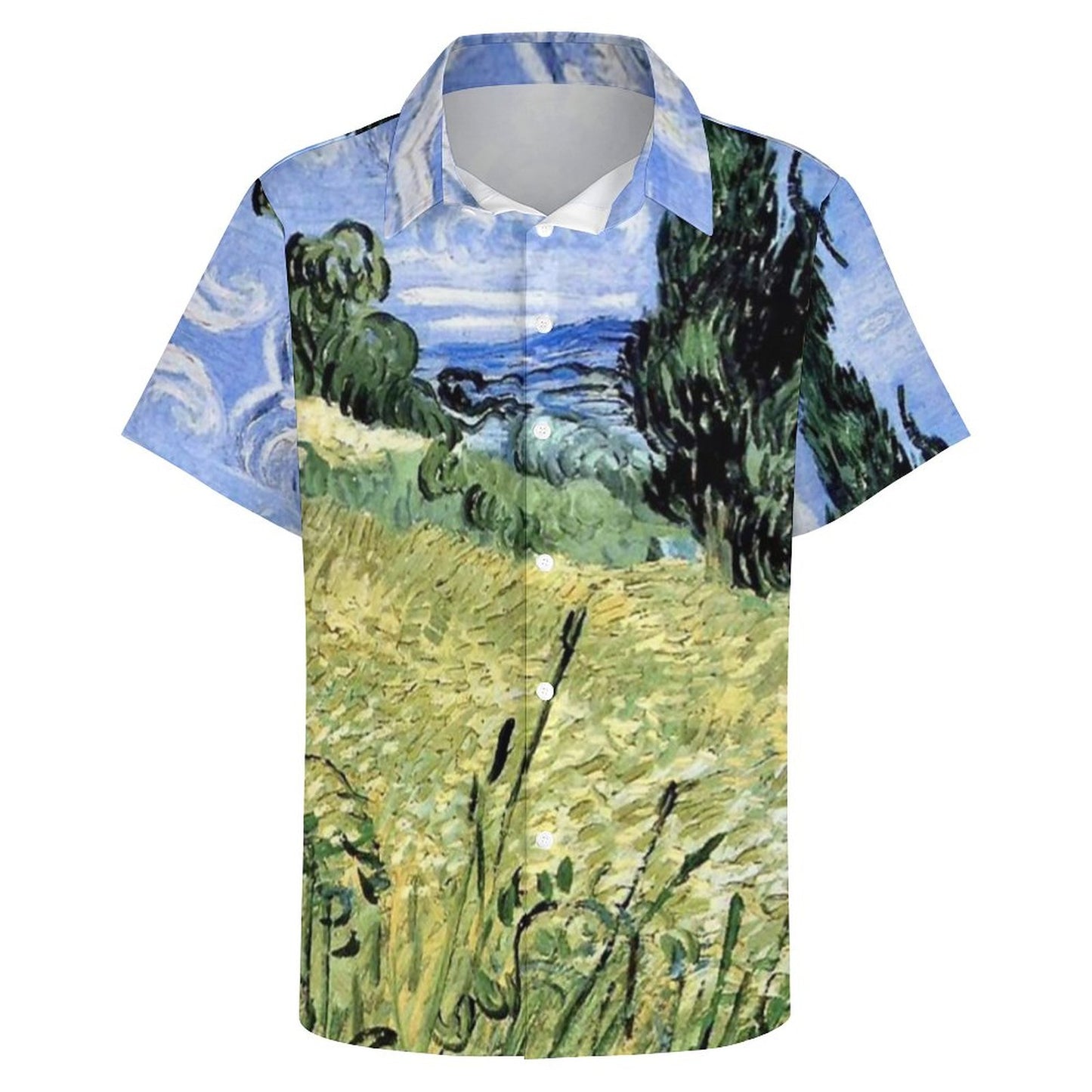 Men's Hawaiian Print Resort Shirt 2305101785