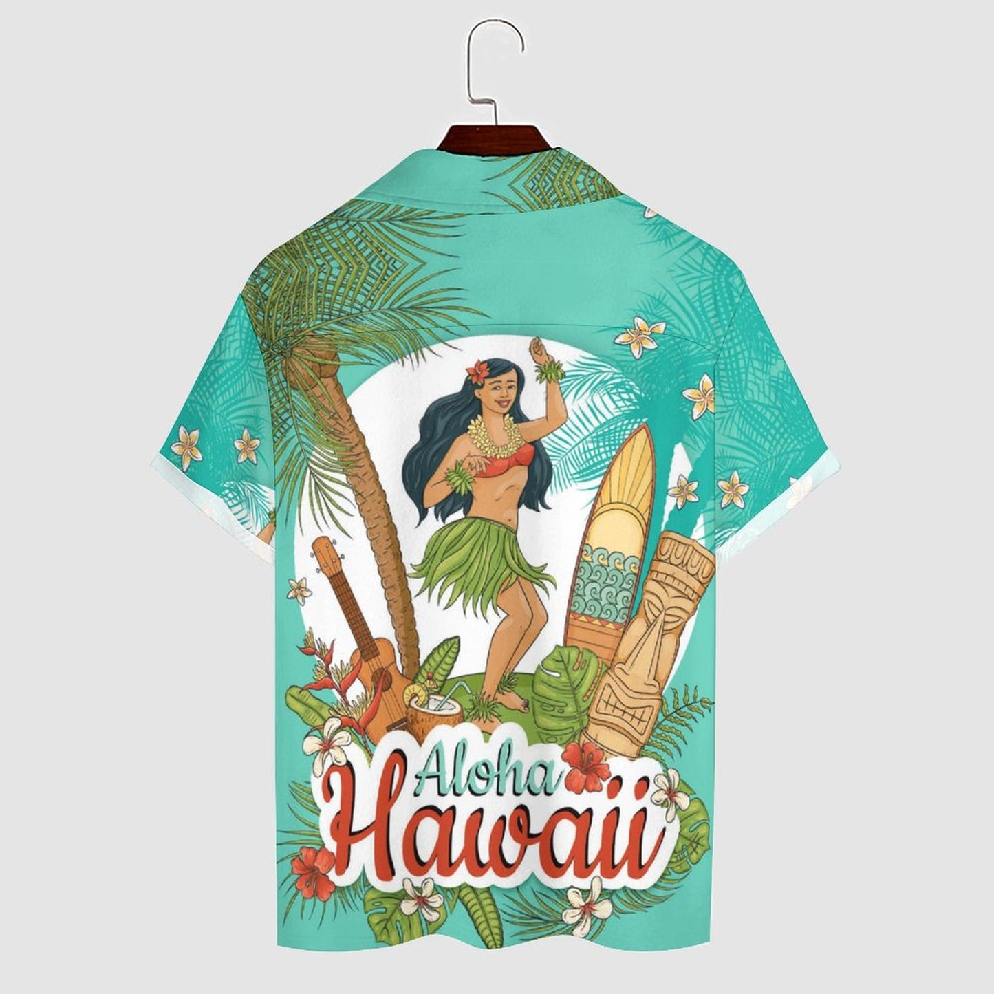 Men's Hawaiian Casual Short Sleeve Shirt 2305102991